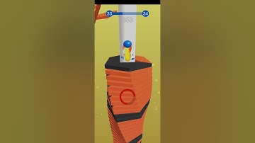 Stack Ball - Level 37 - GameBoy Zone #shorts