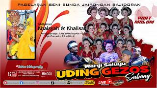 🔴LIVE MALAM JAIPONGAN BAJIDORAN UDING GEZOS | PERHAJATAN BPK ARIS & IBU TITA CIBOGO 12 APRIL 2026