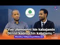 Yoo Ulamoonni Hin Kabajamin Diiniin Keenya Hin Kabajamu Ustaaz Ahmaddiin Jabal Yoo Ulamoonni Hin Kabajamin Diiniin Keenya Hin Kabajamu Ustaaz Ahmaddiin Jabal
