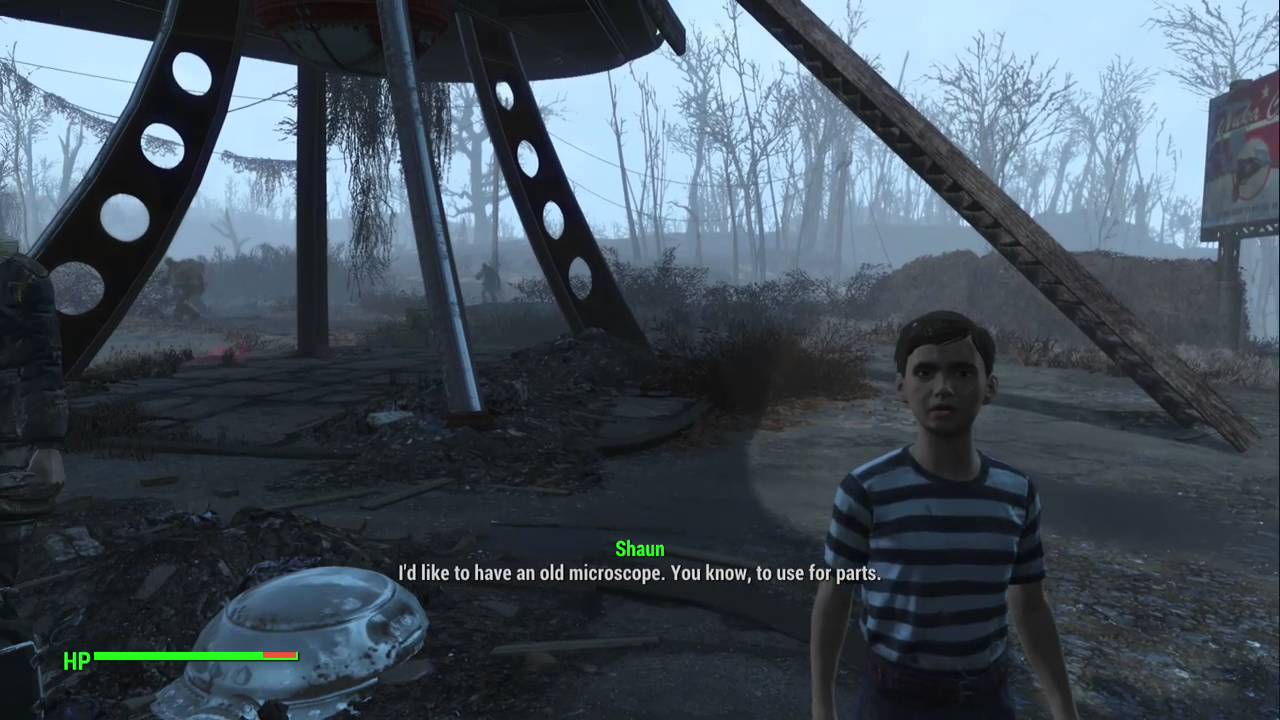 Fallout - Shaun, is now a good time..?