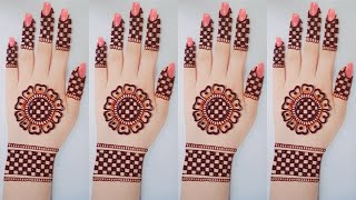 Simple back hand Mehandi ka design_Latest Arabic Mehendi design for back hands 2021_New henna design screenshot 5