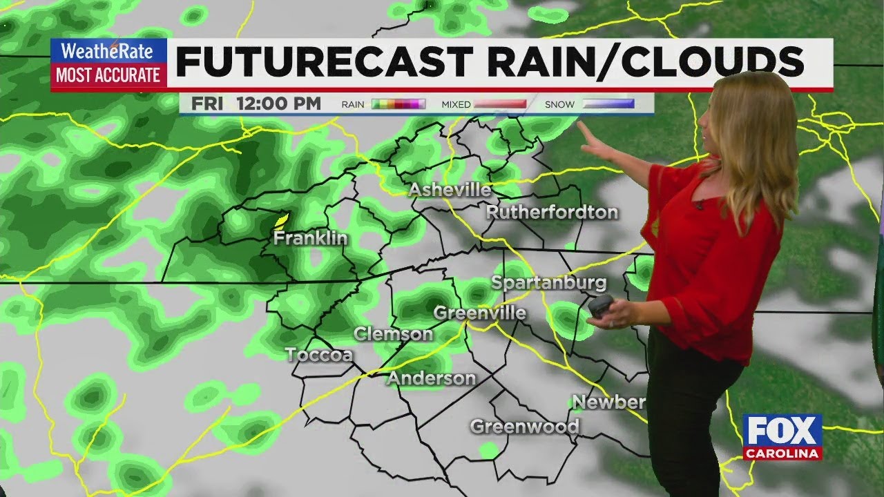 Showers linger through Sat, Halloween clearing - YouTube