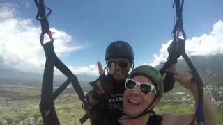 Palu Sulawesi Indonesia Paragliding on Mt. Matantimali