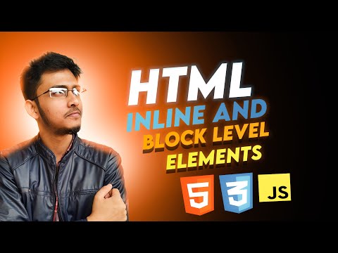 HTML Inline And Block Level Elements | Complete Web Development Course | Help Operation Institute