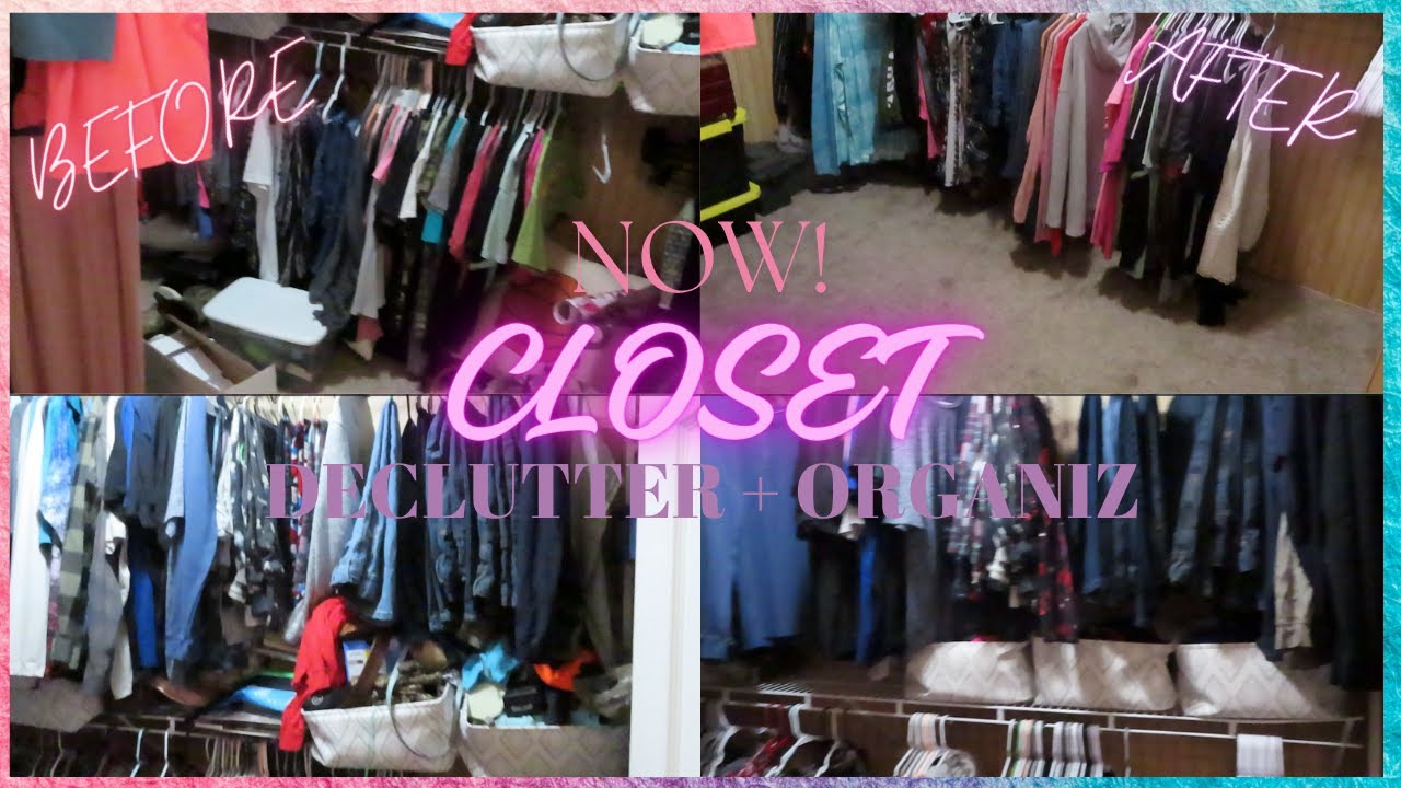 NEW 2024 DECLUTTER & ORGANIZE MASTER CLOSET WITH ME - YouTube