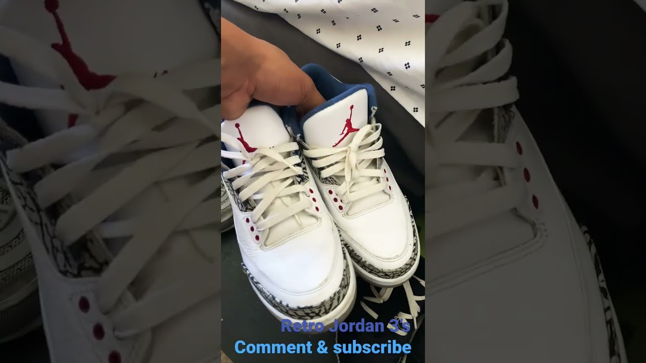 Original true blue Jordan 3’s 