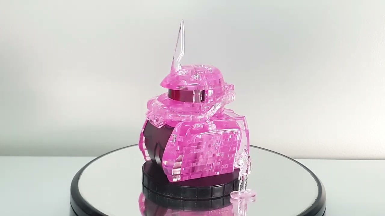 MAKING] 3D 크리스탈 퍼즐 자쿠 / 3D Crystal Puzzle Zaku - YouTube