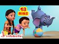 Hathi Raja Kahan Chale and much more | Hindi Rhymes for Children | Infobells