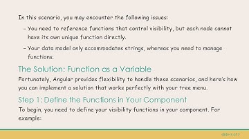 How to Use Function as a Variable in Angular Material Tree Menu: A Clear Guide