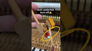 Clicking sound during playing ? (In Upright piano case)