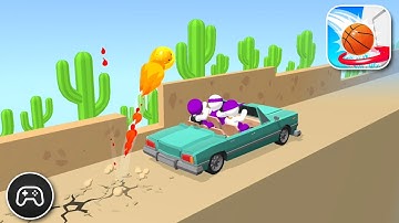 Bounce Dunk - Gameplay Walkthrough Part 40 - Racing Game Levels 128-130 (iOS, Android)