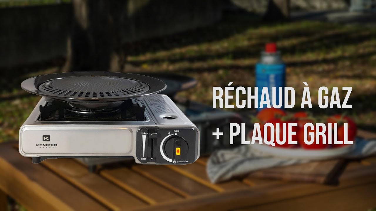 🔥🍳 Le Combo Idéal : Réchaud Gaz et Plaque Grill Kemper en Action ! Univers Du Pro