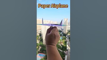 Throw a paper airplane that flies far and high#paperairplane #paperplane #aeroplane