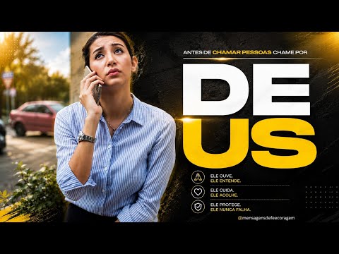 Antes de Chamar Pessoas Chame por Deus |MENSAGENS DE FÉ