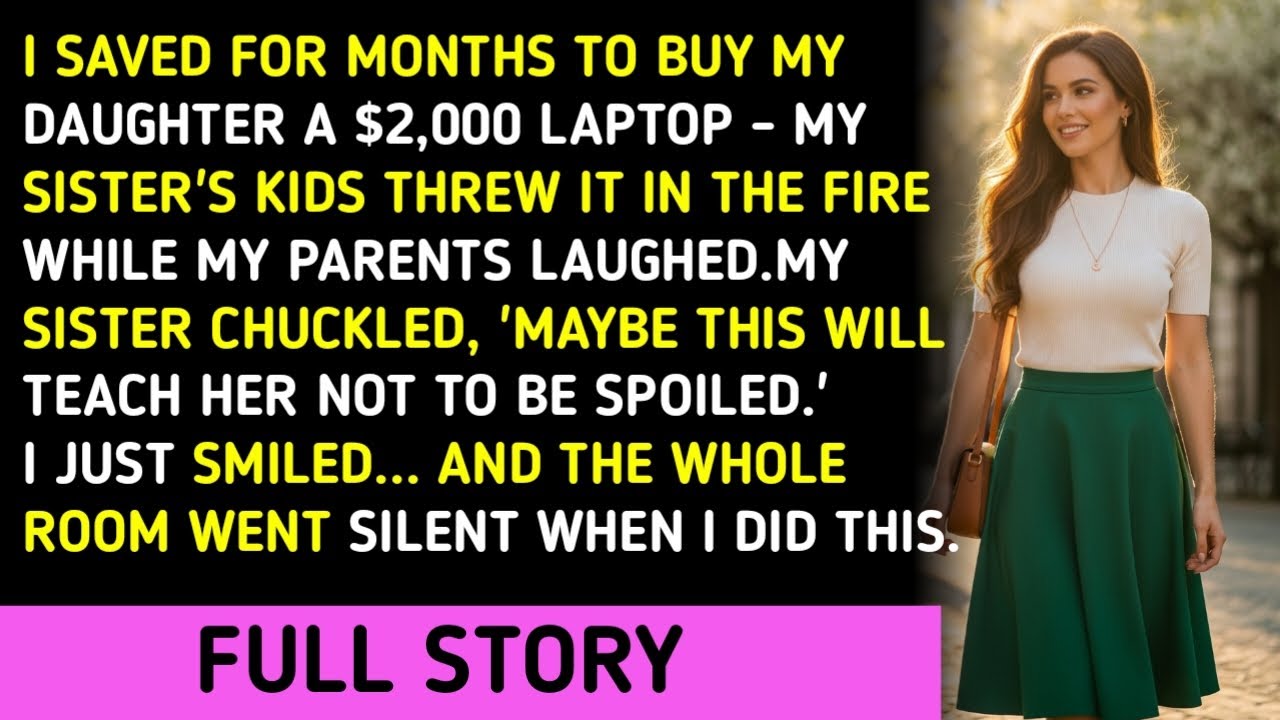 I Saved For Months To Buy My Daughter A $2,000 Laptop - My Sister's Kids Threw It In The Fire While.