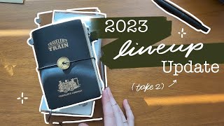 2023 lineup, for real this time... | traveler's notebooks + hobonichi