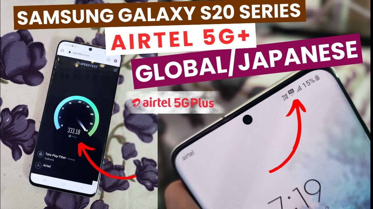 Включите 5G в Индии на Samsung Galaxy S20, S20+ и S20 Ultra 5G | Японский и международный | SCG01...