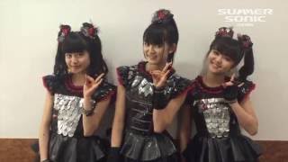 Babymetal Message For Summer Sonic 16 Youtube