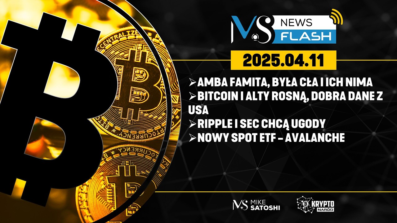 AMBA FATIMA, BYŁY CŁA I ICH NIMA; BITCOIN ROŚNIE PO DOBRYCH DANYCH Z USA;  RIPPLE I SEC CHCĄ UGODY