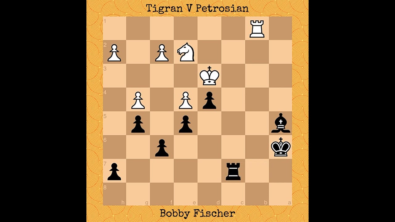 Xadrez - Melhores Partidas de Bobby Fischer - #003 - PETROSIAN X