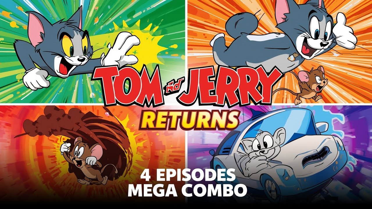 Tom & Jerry Returns 🐱🐭 VOL - 1 | 4 Episodes Mega Compilation | Non-Stop ...