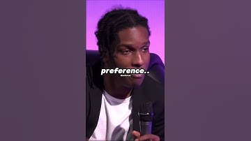 A$AP Rocky On His Drug Use 😳