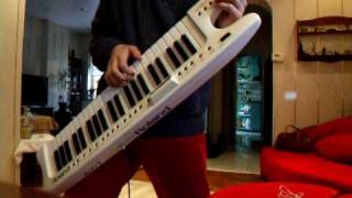 false news travel fast keytar solo sonata arctica roland ax-7 keyboard