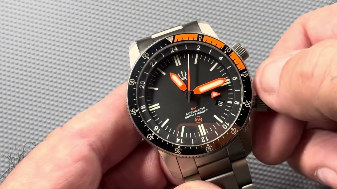 500M Alto Mare 42mm 9075 GMT - Stainless Steel Automatic Watch by