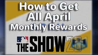 Easiest way to get april monthly rewards in mlb the show 20 free
diamonds!!!