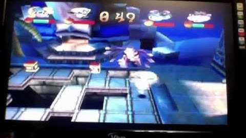 Crash Bash 200% Walkthrough Part 8 Space Bash (Trophy, Gem and Crystal)