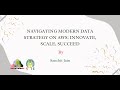 Navigating Modern Data Strategy on AWS Innovate, Scale, Succeed