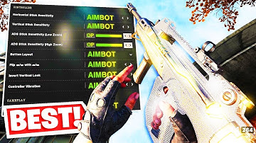 NEW BEST CONTROLLER SETTINGS IN BLACK OPS COLD WAR! (BEST SENSITIVITY, FOV, AIM RESPONSE CURVE)