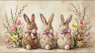 4K Easter Bunny Oil Painting | Spring Frame TV Art Screensaver | Cozy Rabbit Gallery Display screenshot 5