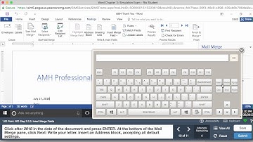 MyITLab Office 2016 Word Chapter3