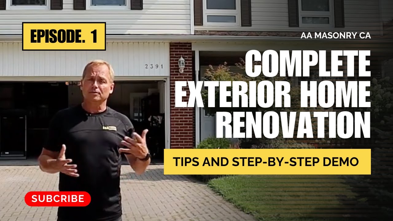The Complete Exterior Home Renovation - Tips and Step-by-Step Demo ...