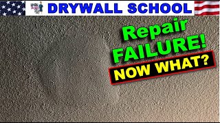 BAD DRYWALL REPAIR?  Do This!