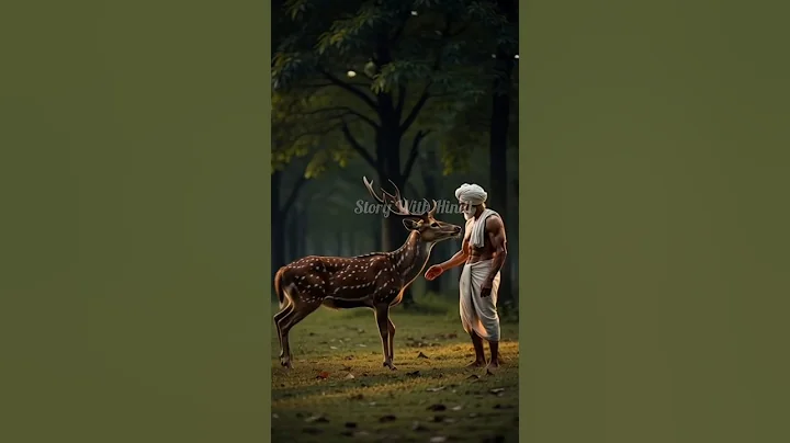The story of a farmer and a deer 🦌|| #shorts #ai #farmer #deer #viral #trending