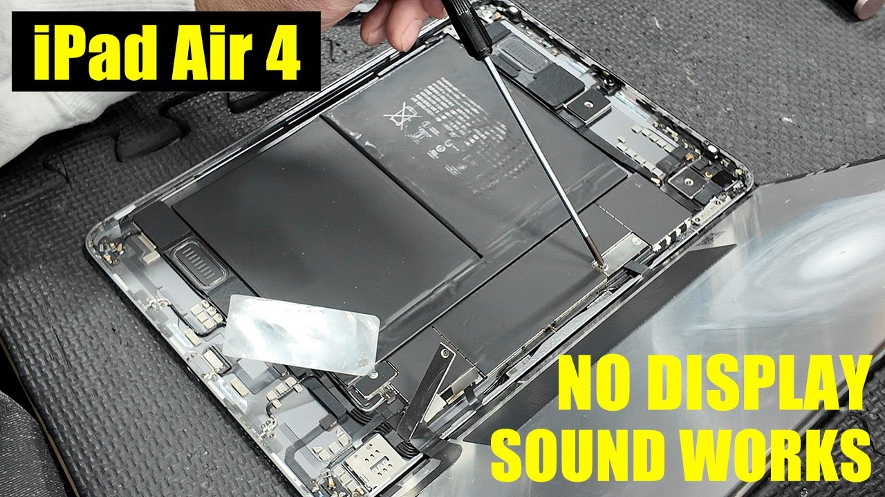 iPad Air 4 No Display but Sound Works | Diagnosis & Board Damage
