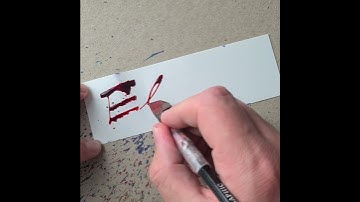 Splatter Calligraphy Name Request no.687