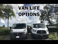 Van Life Options Dodge ProMaster VS Ford Transit