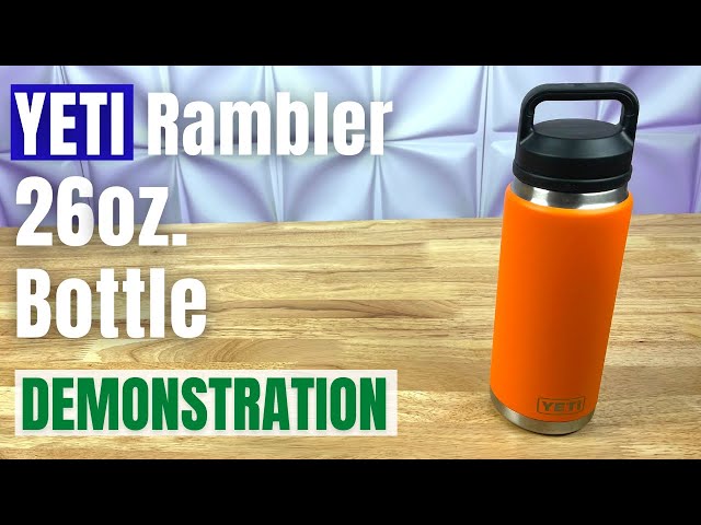 Yeti Rambler 26 oz Water Bottle with Straw Cap -White