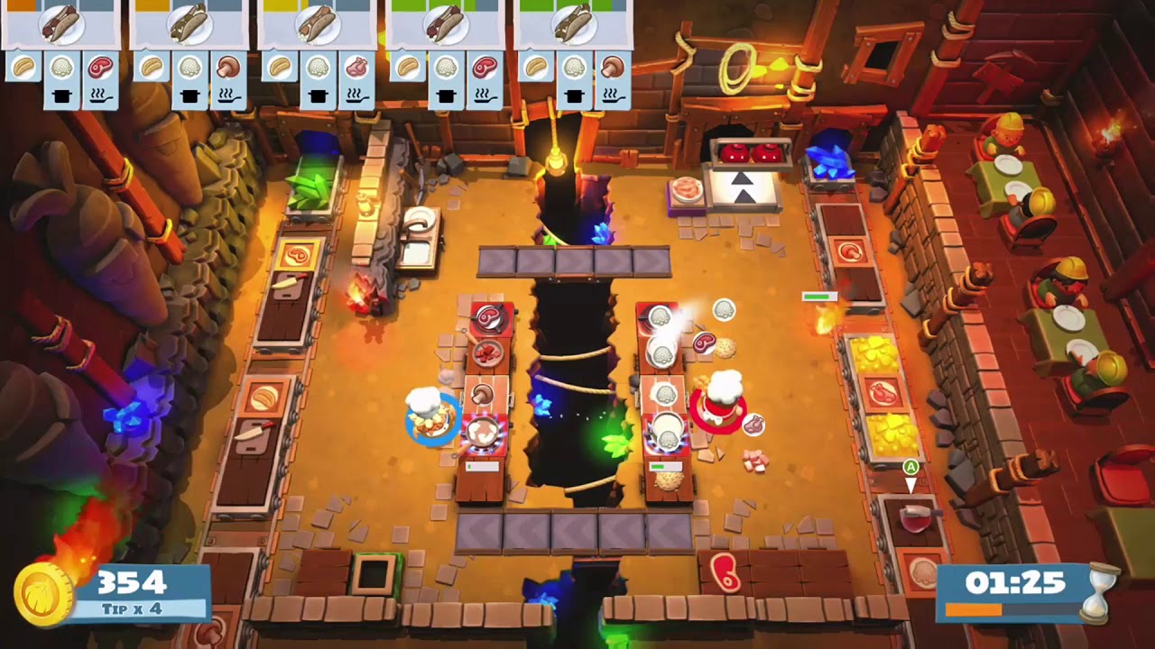 Overcooked 2 - Como passar da fase 5-1 em 2 jogadores 