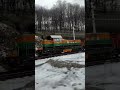 Jazda równoległa z lokomotywą 6Dg-38 PMT