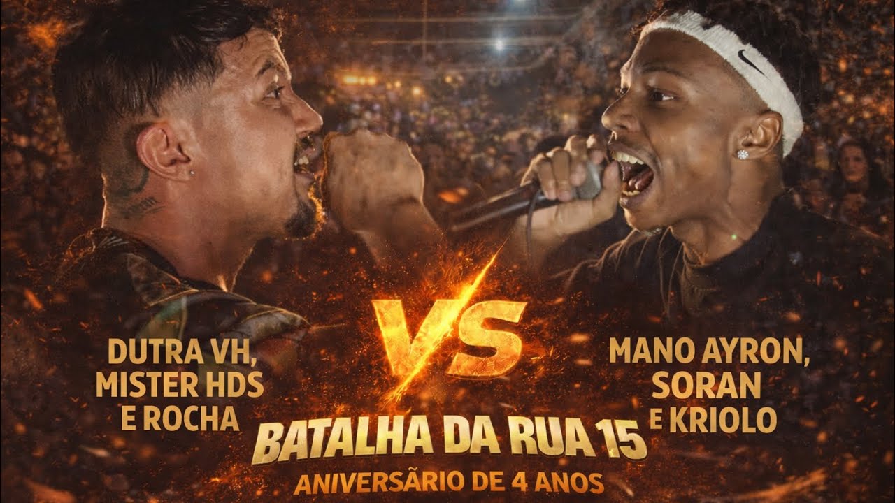 DUTRA VH, MISTER HDS E ROCHA X MANO AYRON, SORAN E KRIOLO |GRANDE FINAL BATALHA DA RUA 15|EDIÇÃO KOF