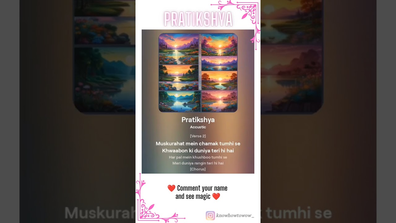 The Most Beautiful Name Song...