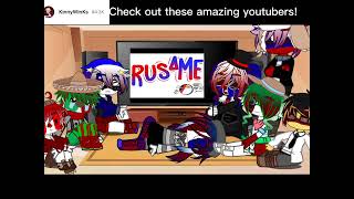 Countryhumans React To Rusame Kinda Lazy Credits In Desc No Offense To Any Rusame Shippers