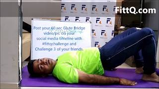 #FittqChallenge 60 sec Glute Bridge