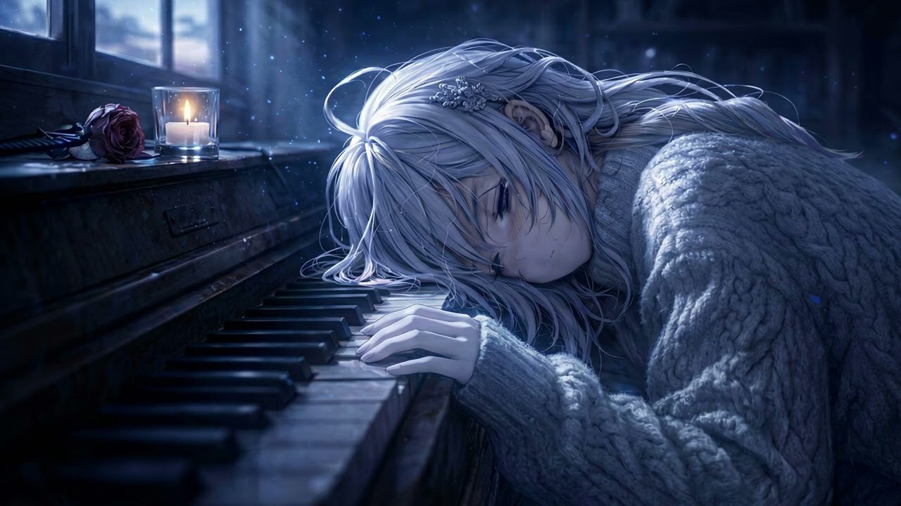 【Original】溶け残った冬の音 (The Sounds of Remaining Winter) - 夜と雪 | Solo Piano Ballad