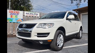 2009 VW Touareg V6 AWD – Rust-Free, Clean Fax Florida SUV! #cleanfax #vwtouareg #lowmiles