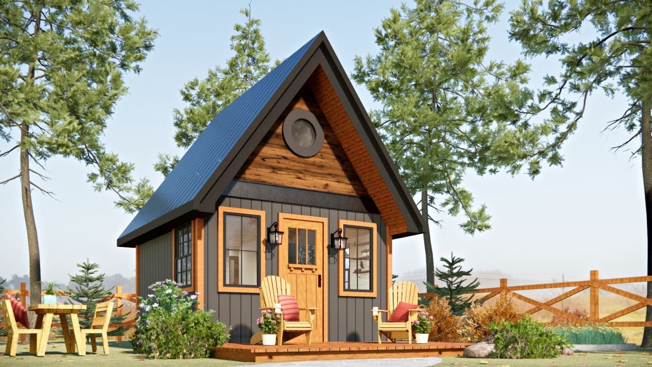 4x4m (172ft2) GREAT Layout For Tiny House | Off Gid Living. - YouTube